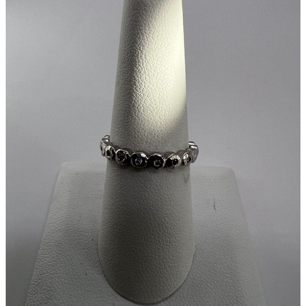 925 Sterling Silver & CZ Ring Size 7